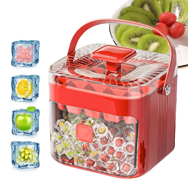 Ice Tray For Freezer | Leak Proof Lid & Large Capacity Storage | Grade PP Ice 24 Cavities Ice Maker NO Easy Release For Fruits