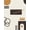 Ivory, Pattern 4, variant on ODIKA 4'x6' Beige Ivory Abstract Flowing Washable Area Rug Contemporary Modern Geometric Scattered Oval Motifs With Curved Lines for Dorm Room, Small Living Stain Resistant Low Profile, Easy Care