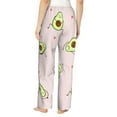 thumbnail image 3 of Balery Avocado Doing Sport Yoga print Women's Pajama Pants,Ultra Lightweight Pjs,Lounge Pant-Large, 3 of 9