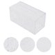 thumbnail image 3 of Funda para caja de pañuelos rectangular grande con patrón de glaciar de 1 Pc para mesa de dormitorio, plástico transparente, 3 of 3