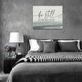 thumbnail image 6 of Large Christian Wall Art Bible Verse Psalm Pictures Wall Decor Be Still and Know That I Am God Canvas Painting Print Modern Home Decor Artworks Framed for Living Room Bathroom Bedroom Church 12"x16", 6 of 6