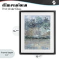 thumbnail image 4 of Stupell Industries Coastal Subdued Expression of Trees Black Framed Print Under Glass, 13 x 16, by Sally Swatland, 4 of 8
