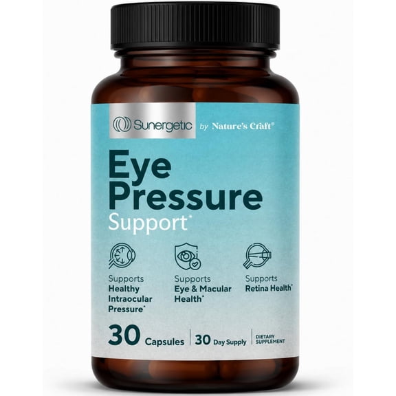 Eye Pressure Support Capsules, Eye Vitamins with Lutein and Zeaxanthin, 30 Count