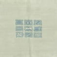 thumbnail image 1 of Ahgly Company Indoor Square Abstract Pale Silver Gray Abstract Area Rugs, 4' Square, 1 of 6