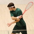 thumbnail image 1 of Squash Racket, Lightweight Oversized with Transparent Strings Pre Tensioned Oversized Racket Face Precision and Power Versatile for Squash Courts Parks Beach, 1 of 7