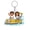 Color B, variant on Boat Couple Keychain, Personalized Key chain For Boyfriend Girlfriend Romantic Anniversary Present