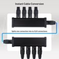 thumbnail image 3 of Kit de conexión de cable XLR multired Cable Matters de 4 canales, 3 of 7