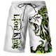thumbnail image 1 of Traje de baño de secado rápido para hombre y niño, bañador deportivo con diseño de Tigre, León y Lobo, pantalones cortos cómodos para tabla de Surf y playa Fivean unisex, 1 of 2