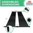 thumbnail image 4 of SunQuest Solar Pool Heater Panels - 2 (2ft x 12ft) Collectors with Roof/Rack Kit - Solar Water Heater for Above Ground & In-Ground Pools up to 15000 gal, 4 of 8