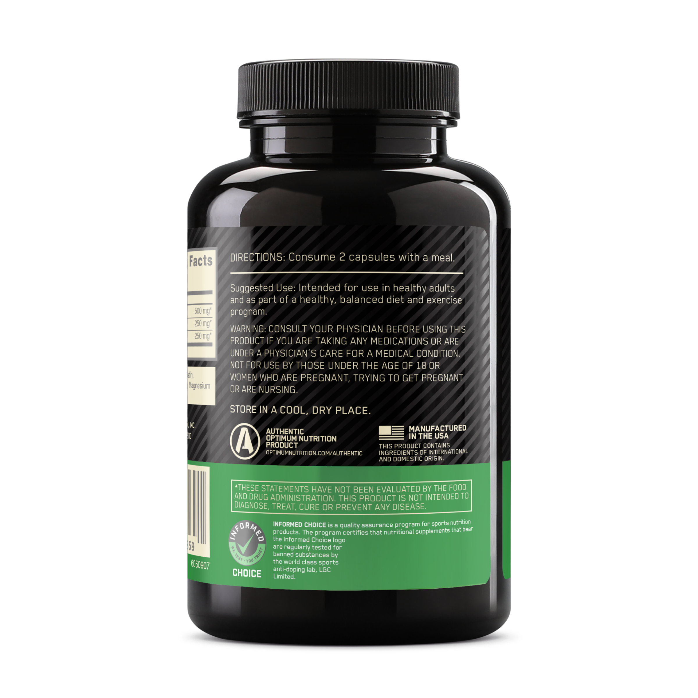 Optimum Nutrition BCAA 1000 Cápsulas, 60 Unidades 6