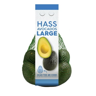 Fresh Large Hass Avocado Bag, 3- 4 Count