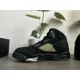 thumbnail image 5 of Ni - ke Ni - ke Air Jordan V size 8 VTG 1999 OG Black Metallic Silver Off White 136027 001, 5 of 5