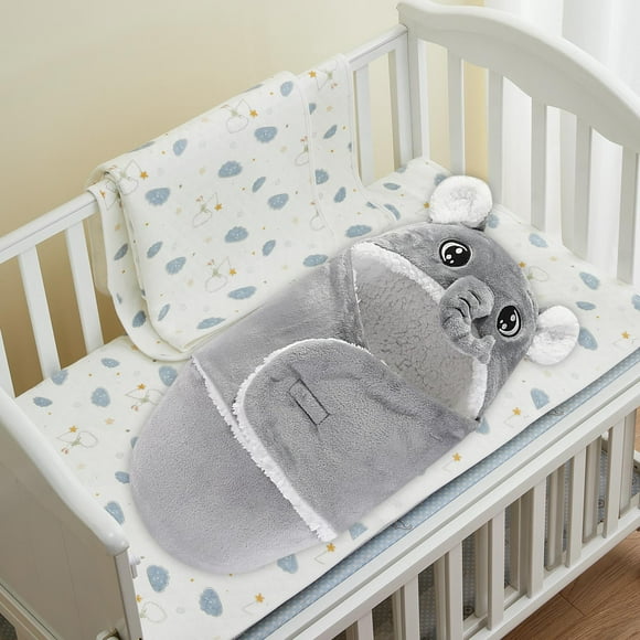 Juegos de cubrecama y colcha El bebé recién nacido está envuelto en el paquete de pañales de invierno Edredón envuelto