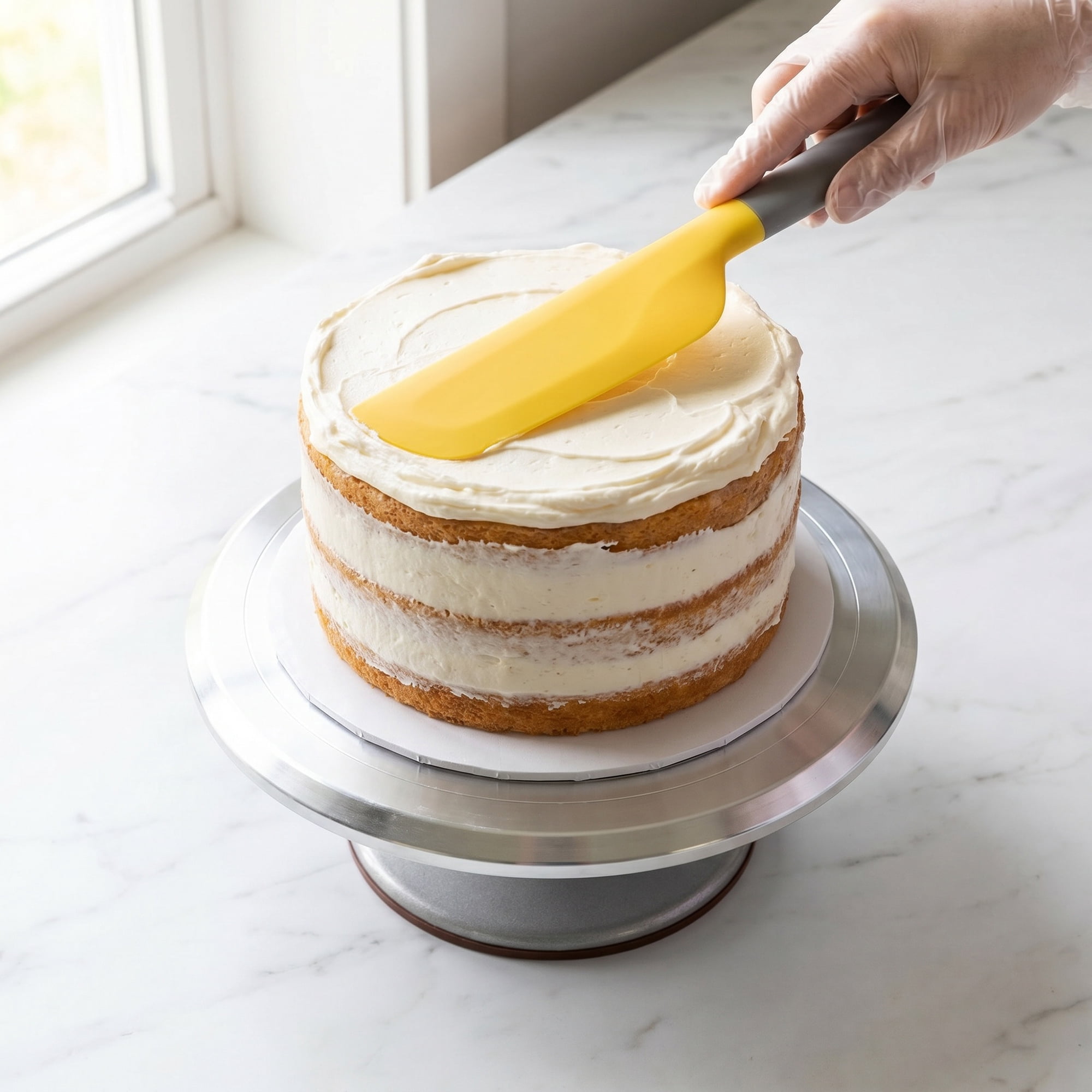 Unique Bargains Heat-Resistant Dishwasher Safe Spatula Cooking Utensil Yellow 13" x 2.2"