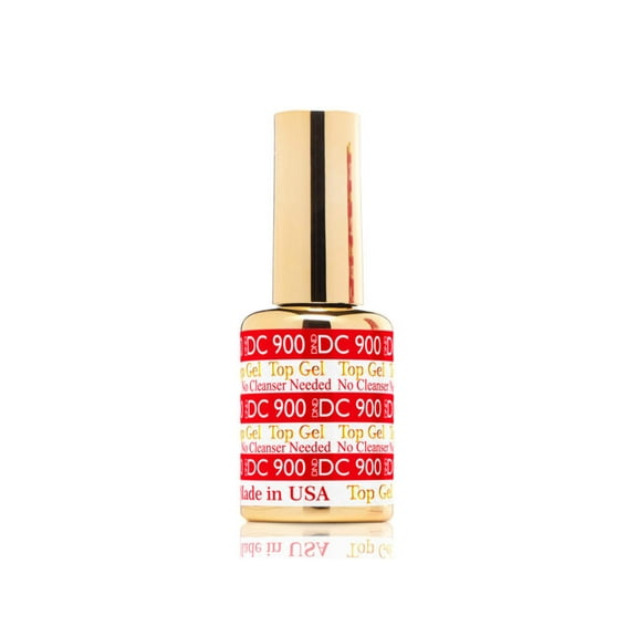DND DC 900 TOP GEL, No Cleanser Needed, Soak off Gel NAIL All In One Daisy Top Coat for Nails - 900 Top Gel