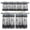 Blue, variant on Watercolor Coffee Kitchen Curtains, Kitchen Curtains and Valances Set of 3, Retro Coffee Patchwork Light Filtering Tailored Tier Curtain 24 Inch Length Drapes for Cafe Sink Bedroom
