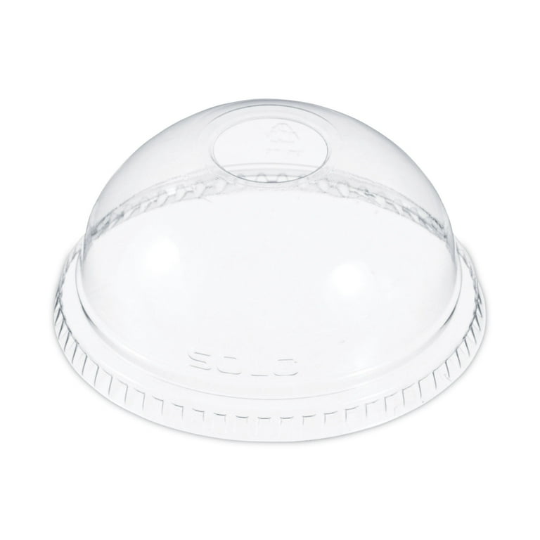 Dome-Top Cold Cup Lids, Fits 16 oz, Clear, 1,000/Carton Dome-Top Cold Cup Lids, Fits 16 oz, Clear, 1,000/Carton