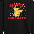 thumbnail image 3 of Pokemon - Happy Holidays - Youth Long Sleeve Graphic T-Shirt, 3 of 5