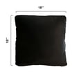 thumbnail image 4 of Cheer Collection Set of 2 Hollow Fiber Filled Couch Pillows, 18" x 18" - Black, 4 of 4