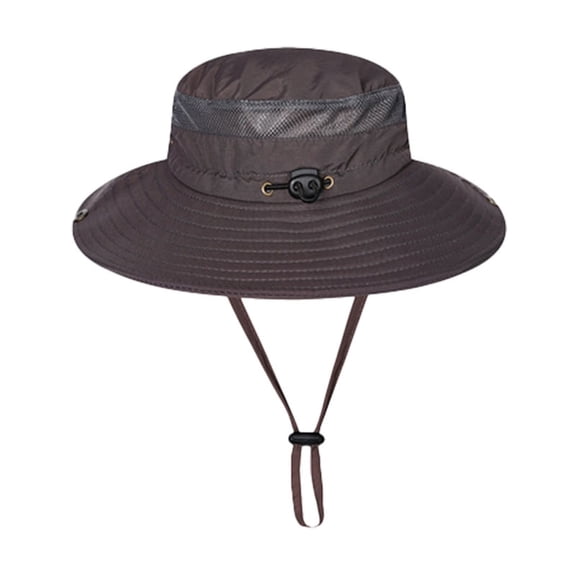 BODOAO Cotton Bucket Hat Packable Sun Hat Breathable Outdoor Hiking Hat Quick Dry Boonie Hat Gardening Hat Deep Crown Foldable Birthday Gift Travel Hat Fishing Hat Solid Color Vacation Hat Dark Gray