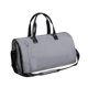 thumbnail image 3 of Bolsa de lona para ropa con compartimento para zapatos, bolso de fin de semana para hombres y mujeres, portátil Poliéster gris, 3 of 8