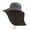 Dark Gray, variant on Outdoor Sun Hats for Men with 50+ UPF Protection Safari Cap Wide Brim Fishing Hat with Neck Flap, for Dad