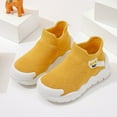 thumbnail image 2 of Gibobby Boys Girls Slip On Sneakers Breathable Mesh Walking Shoes Lightweight Casual Running Athletic for Little Kids(Yellow,3-3.5 Years), 2 of 6