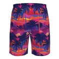 thumbnail image 6 of Naloa Retro Palms Men's Beach Shorts, Surfing shorts, Swim trunks, Quick Dry Swim Trunks for Surfing Beach Fun - XX-Large, 6 of 9