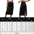thumbnail image 2 of Falda Con Cordón Falda de carga para mujer Falda de jeans de cintura alta Traje diario de chica picante (Negro L) Ygjytge para Mujer Negro T XXL, 2 of 7
