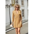 thumbnail image 2 of Richie House Women's Long Pullover Sweater Dress Midi dress Size XS-XL ARH2066-A-S, 2 of 5