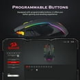 thumbnail image 6 of Redragon M910-K Ranger Basic RGB Wired Gaming Mouse 8000 DPI 9 Programmable Buttons with Rapid-Fire Button, 6 of 11