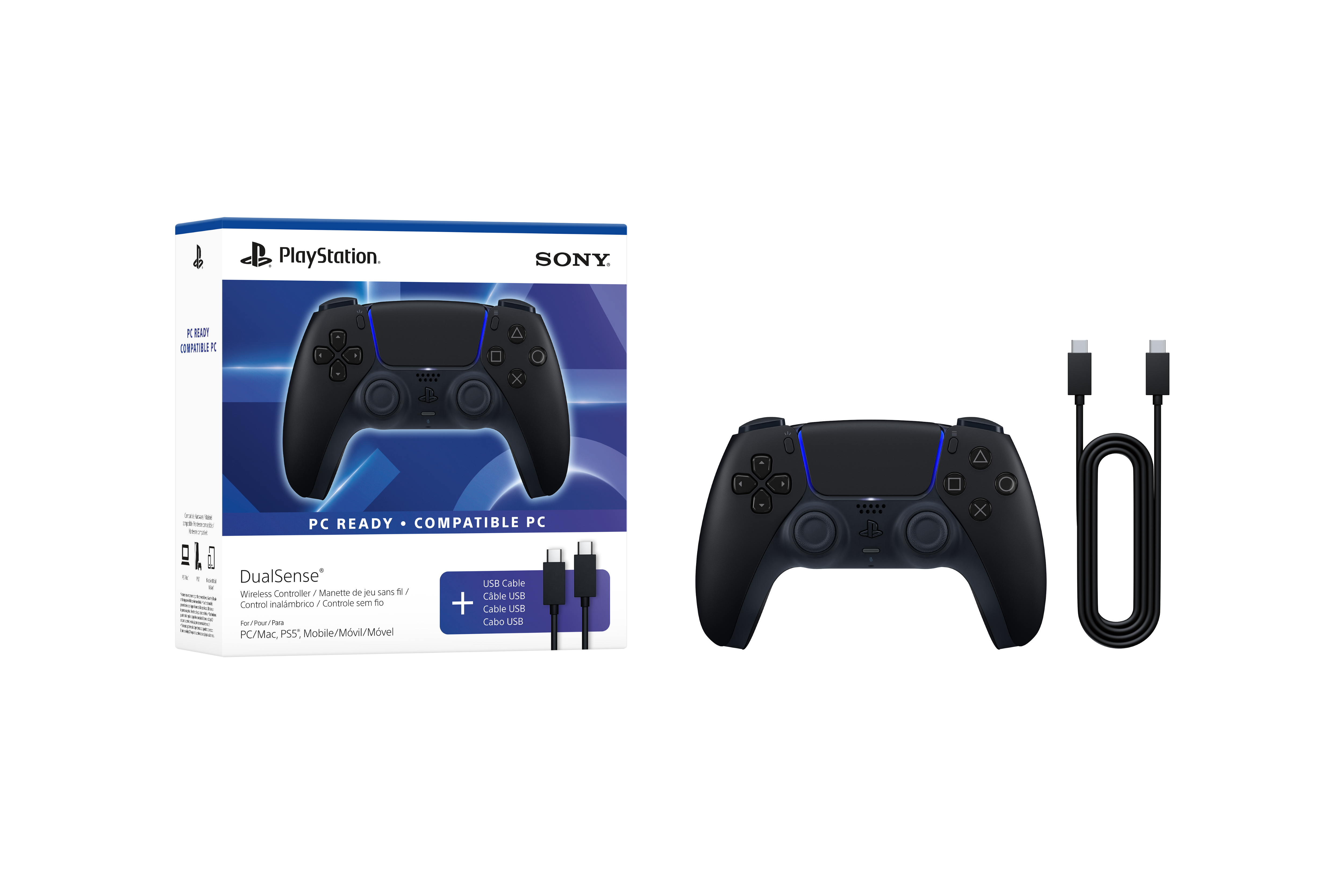 PlayStation DualSense Wireless Controller Midnight Black for PC photo 3