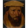 thumbnail image 3 of Edward Hicks 12x14 Black Modern Framed Museum Art Print Titled - Portrait of a Gentleman, Perhaps Bishop&nbsp;Bonner (ca.&nbsp;1560), 3 of 5