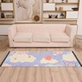 thumbnail image 2 of Yayeee Runner Rug for Bedroom 2'x6' Machine Washable Hallway Non Slip Mat, Purple Clouds, 2 of 8