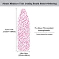 thumbnail image 5 of HELLHERO Ironing Board Cover Non-Slip Replacement Accessories Easy Fit Pink Leopard Print Soft 15x54 Inch(Not Heat Resistant), 5 of 5