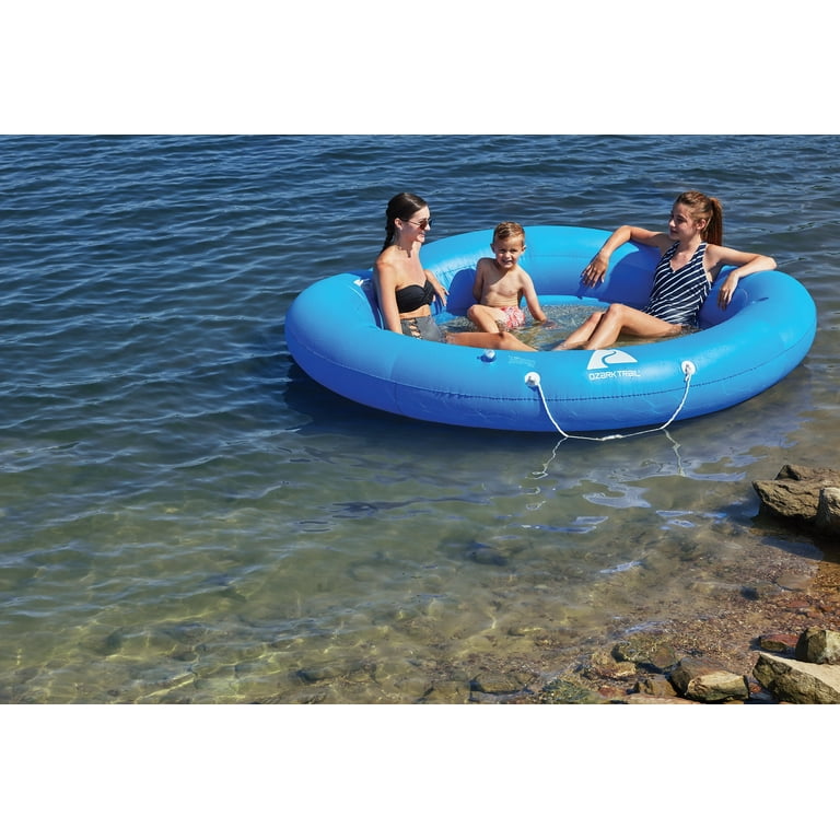 Ozark Trail Jumbo Unisex Blue Water Hammock Pool Float for Age Group 12 Years Walmart