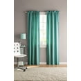 thumbnail image 2 of Your Zone Solid Blackout Curtain Panel Pair, Set of 2, Teal Moss, 30" W x 84" L, 2 of 10