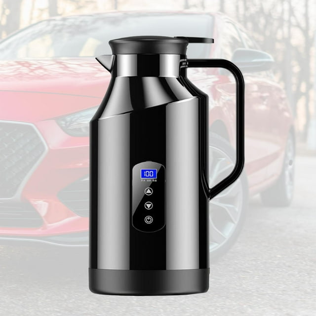 Calentador De Café De Acero Inoxidable Con Hervidor Eléctrico Para Camiones Para Coches Turísticos De Conducción Autónoma Carros Macarena Hervidor eléctrico para camión