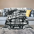 thumbnail image 2 of JEUXUS Super Soft Flannel Blanket Country Easter Cottontail Candy White, 2 of 6