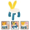 thumbnail image 3 of Lightweight Non Skid Plastic Children Stool for Kindergarten Learning 2pcs, 3 of 9