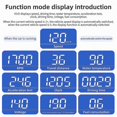 thumbnail image 5 of Hud Head Up Display-escáner de velocímetro para parabrisas de coche, alarma Digital inteligente M5, 5 of 5