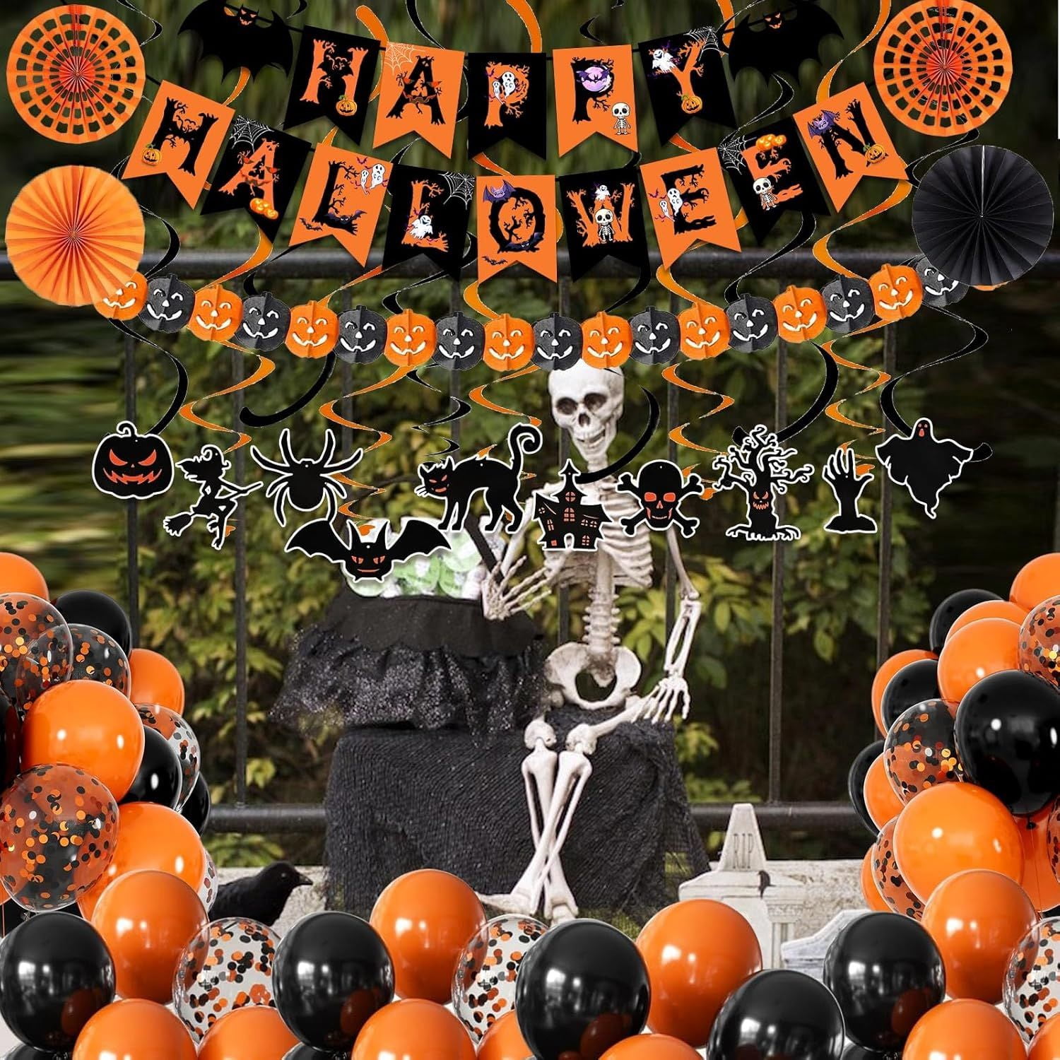 Halloween Banner Paper for Party Decorations