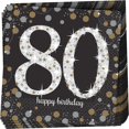 thumbnail image 1 of Sparkling Celebration 80 servilletas de papel multicolor para almuerzo (6,5" x 6,5") - Paquete de 16 Calidad premium y diseño llamativo - Perfecto para cumpleaños, aniversarios y eventos importantes, 1 of 1