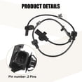 thumbnail image 3 of Unique Bargains 1pcs Front Right ABS Sensor Wheel Speed Sensor for Honda Insight 2019-2021 1.5L Electric/Gas 2.0L Gas, 3 of 6