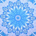 thumbnail image 2 of Blue Mandala Tapestry Indian Wall Hanging Decor Bohemian Hippie Queen Bedspread Throw Elephant Tapestries Online, 2 of 3