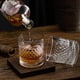 thumbnail image 3 of OPUEW Juego de 4 Vasos para Whisky, con 4 Vasos de Cristal para Whiskey 330ml y Caja de Regalo de Lujo, para Cognac, Vodka, Bourbon y M&aacute;s, Ideal Regalos para Hombre, Papa, Novio, Marido, 3 of 7