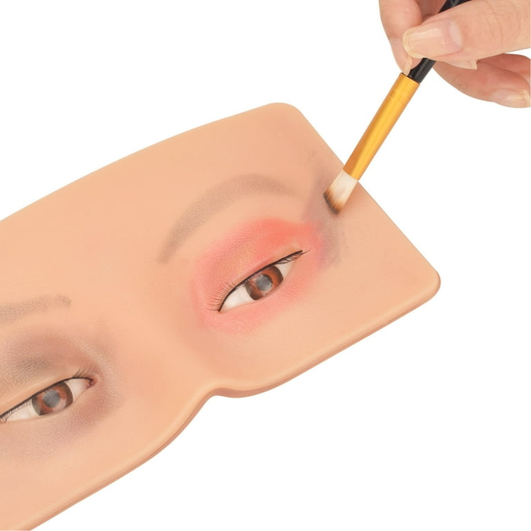 licencia de de silicone modelo de maquiagem de olhos pintura facial para  cosmetologista iniciante, Prancha de exercício de maquiagem facial de  silicone, modelo de maquiagem facial realista de silicone