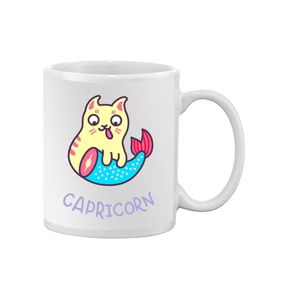 Capricorn Cat Design Mug -Image by Shutterstock,