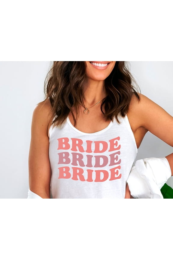 Bride and Babe TShirt Bachelorette Party Outfit Bride Tank Top Babe Racerback Tank Top Bac