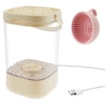 thumbnail image 1 of HLONK Electric Makeup Brush Cleaner Machine 7000 RPM USB Cosmetic Brush Cleaner with Silicone Cleaning Bowl Deep Cleaning Makeup Brush Cleaning Tool for Eyeshadow Brush Powder Brush, 1 of 10